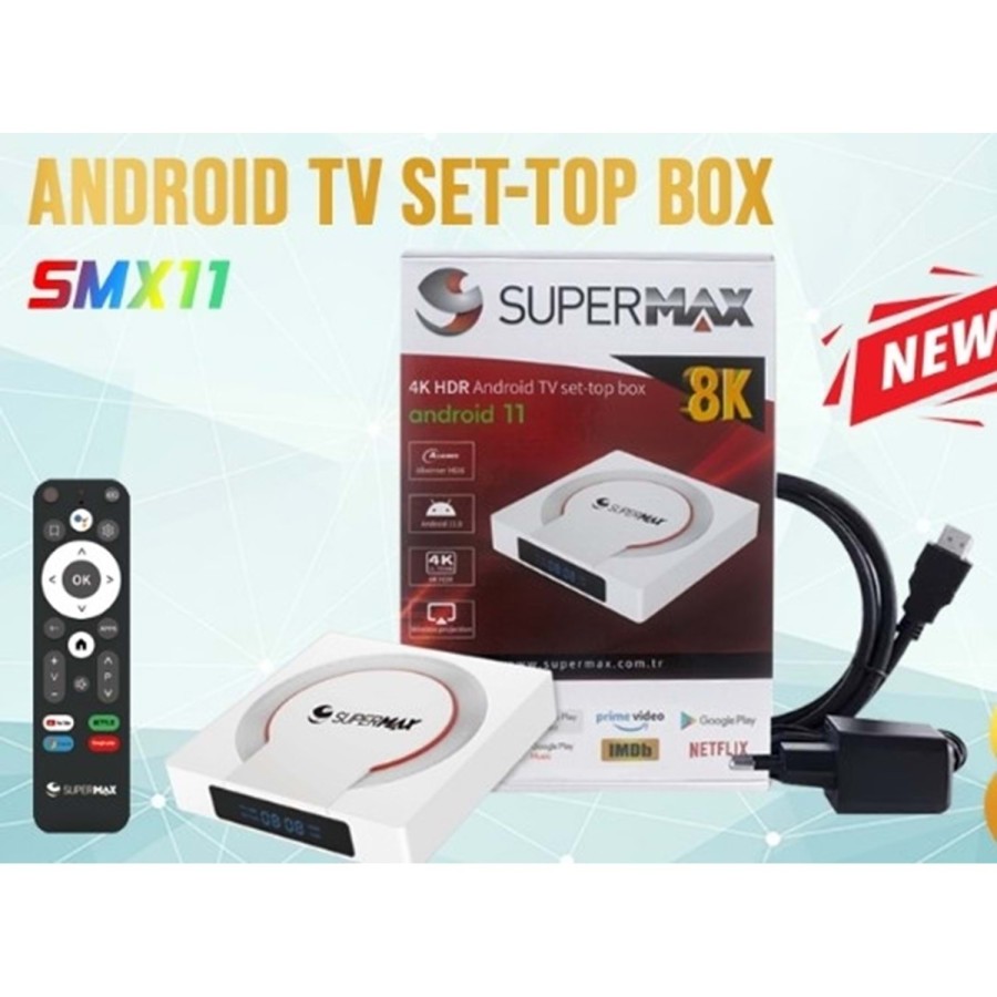 SMX 11 8K HDR Android TV Set-Top Box