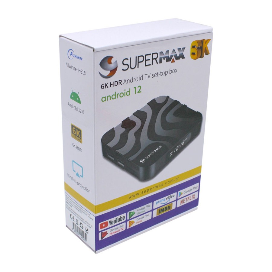 Supermax 6K HDR Android TV
